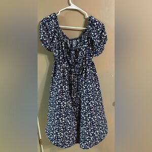 Floral Navy Dress
